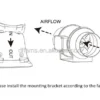 Inline Duct Fan, 125mm, Centrifugal, Plastic, Steel - view 5