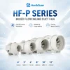 Inline Duct Fan, 1298CFM, 12Inch, 100-315mm - view 2