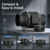 Inline Duct Fan, 150mm, HVAC - view 6