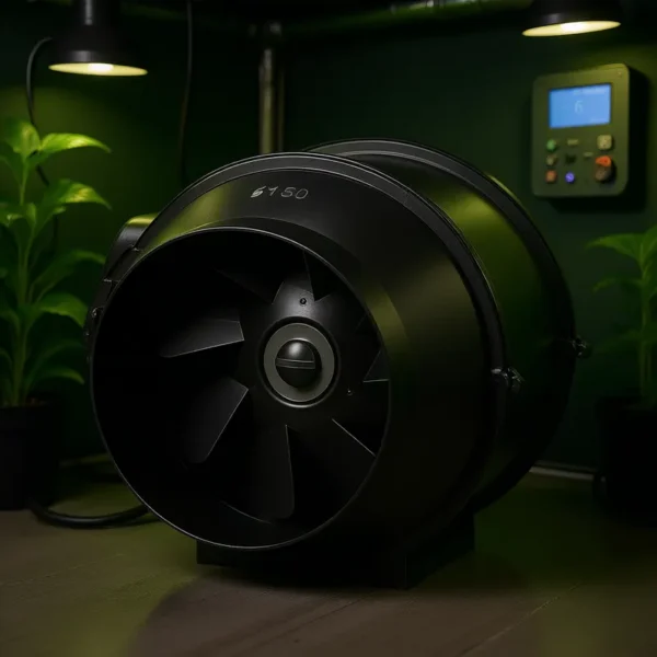 Inline Duct Fan, 180, 110 V, Plastic - view 2