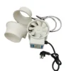 Inline Duct Fan, 200, 8", Plastic, HVAC