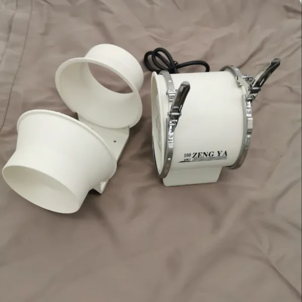 Inline Duct Fan, 200, 8", Plastic, HVAC - view 3