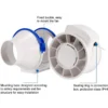 Inline Duct Fan, 220, 240 - view 5