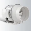 Inline Duct Fan, 220V, 120mm, Plastic