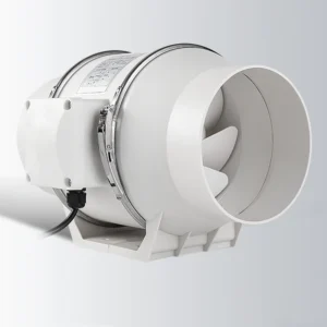 Inline Duct Fan, 220V, 120mm, Plastic