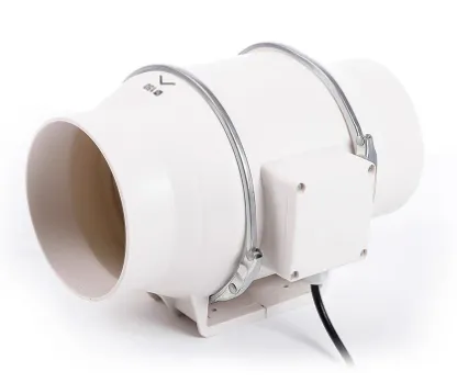 Inline Duct Fan, 220V, 145mm, Plastic - view 2