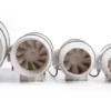 Inline Duct Fan, 220V, 145mm, Plastic - view 3