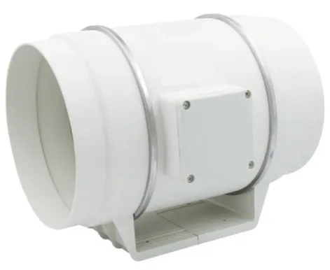 Inline Duct Fan, 220V, 145mm, Plastic - view 4