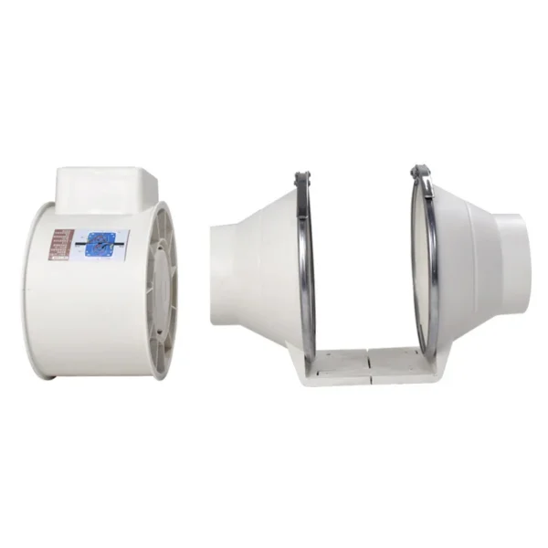 Inline Duct Fan, 220V, 6-10, Plastic - view 6