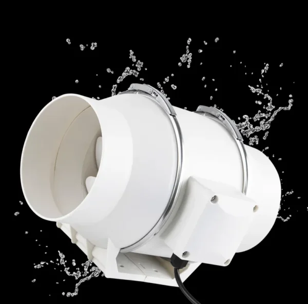 Inline Duct Fan, 220V, 70mm, Plastic - view 4