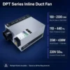 Inline Duct Fan, 220V, Ceiling - view 2