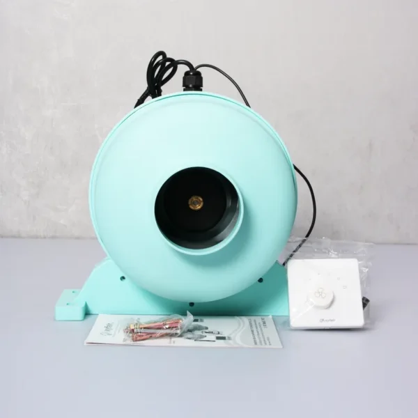 Inline Duct Fan, 220V, Plastic - view 2