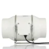 Inline Duct Fan, 220V, Plastic - view 2