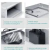 Inline Duct Fan, 2250CFM, HVAC - view 6
