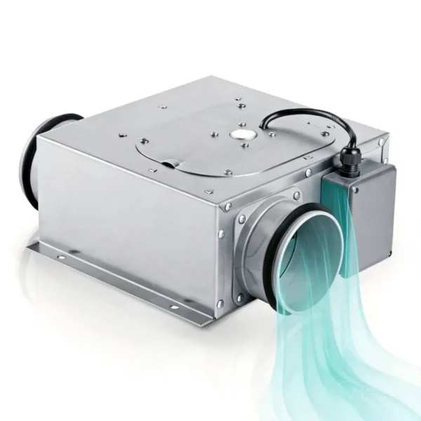 Inline Duct Fan, 270CFM, HVAC