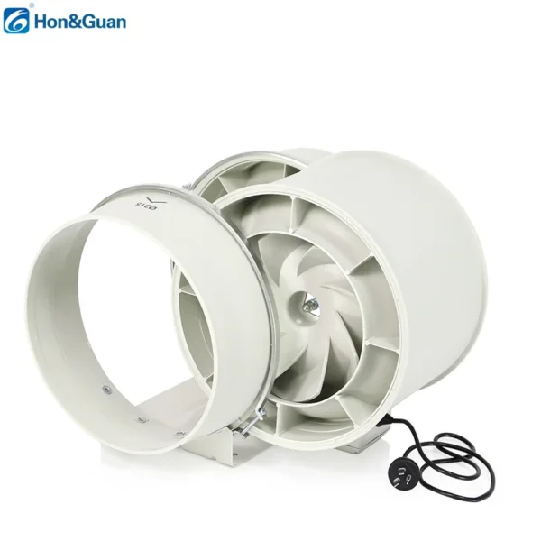 Inline Duct Fan, 315mm, 100~240V, Electric - view 6