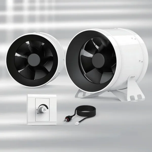 Inline Duct Fan, 315mm, 220 V, Plastic - view 6