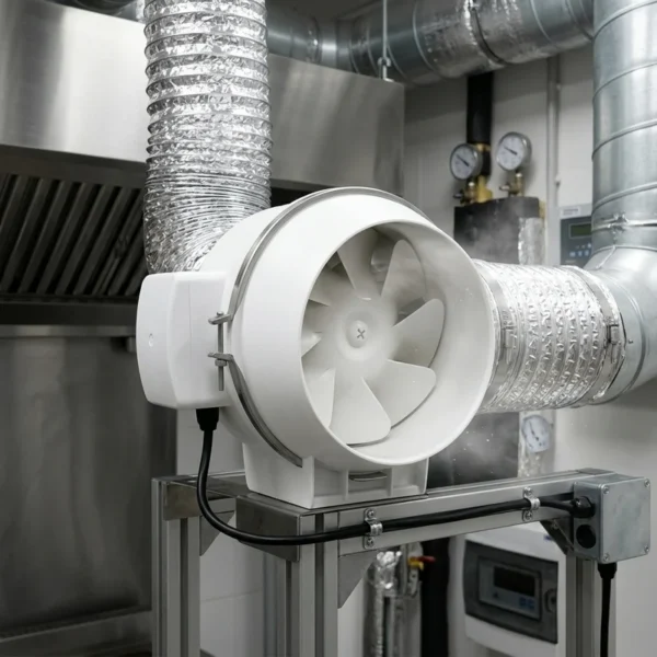 Inline Duct Fan, 34W, 284m3, Axial - view 4