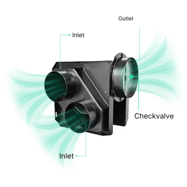 Inline Duct Fan, 35W, 210 - view 2