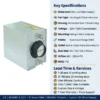 Inline Duct Fan, 380 V, Carbon Steel - view 5