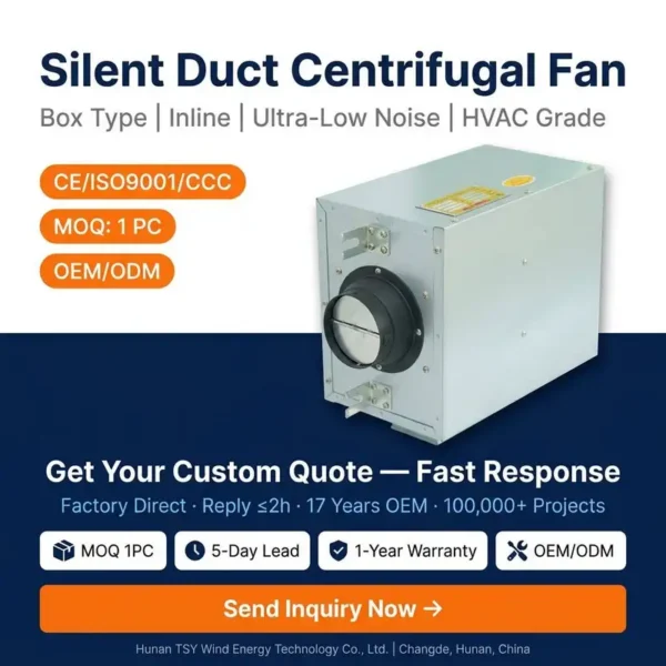 Inline Duct Fan, 380 V, Carbon Steel - view 6