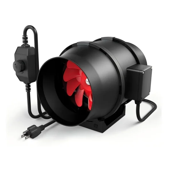 Inline Duct Fan, 390, CFM, HVAC - view 5