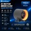 Inline Duct Fan, 4'-12', 110V, Electric