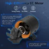 Inline Duct Fan, 4'-12', 110V, Electric - view 3