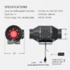 Inline Duct Fan, 4", 6", 8" - view 2