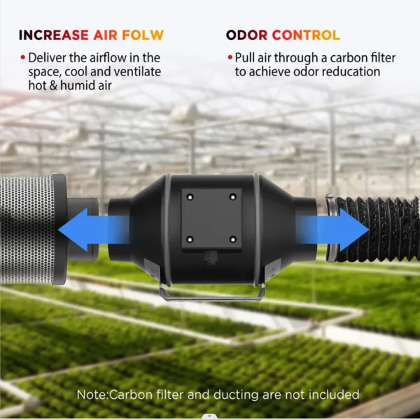 Inline Duct Fan, 4", 6", 8" - view 5