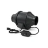 Inline Duct Fan, 4-8, Plastic