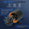 Inline Duct Fan, 4'', HVAC, 100-240V - view 3