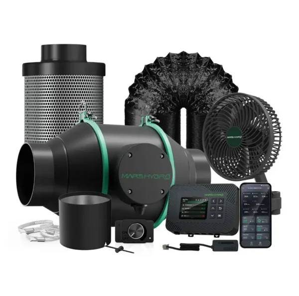 Inline Duct Fan, 4-Inch, ABS
