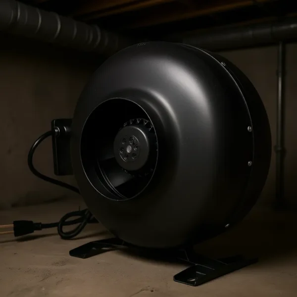 Inline Duct Fan, 412, CFM - view 2