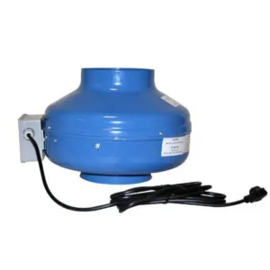 Inline Duct Fan, 4inch, 220, galvanized sheet