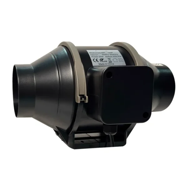 Inline Duct Fan, 4Inch, 220 V, Plastic - view 4