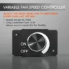Inline Duct Fan, 54dBA, HVAC, Plastic, Roof - view 3