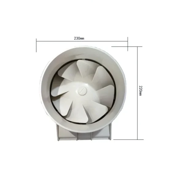 Inline Duct Fan, 6", HVAC - view 2