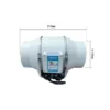 Inline Duct Fan, 6", HVAC - view 3
