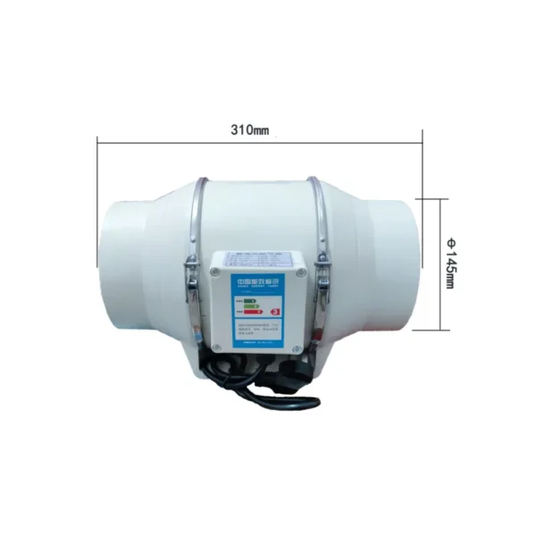 Inline Duct Fan, 6", HVAC - view 3