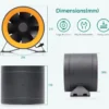 Inline Duct Fan, 6-Inch, HVAC - view 3