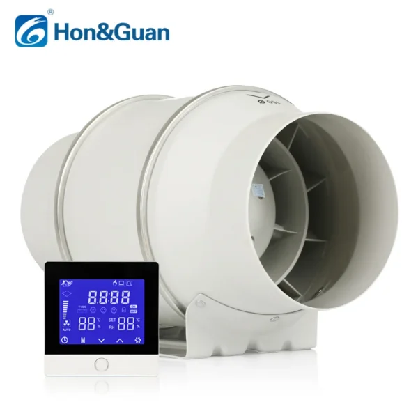 Inline Duct Fan, 6inch, 110, Electric - view 4