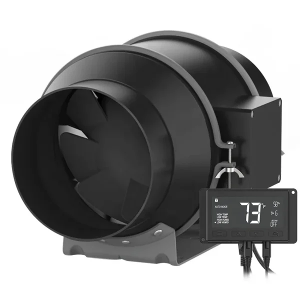 Inline Duct Fan, 6inch, 8inch, LED - view 2