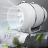 Inline Duct Fan, 70w, 110V-240V, Stainless, Steel - view 2