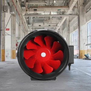 Inline Duct Fan, 735, CFM, Plastic, 8"