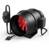 Inline Duct Fan, 8", 110-240V - view 2