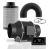 Inline Duct Fan, 8'', Plastic, 230V