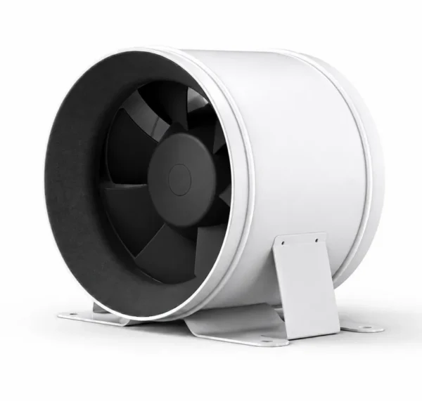 Inline Duct Fan, 870, CFM, HVAC