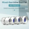 Inline Duct Fan, ABS, Axial - view 6