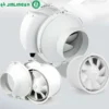 Inline Duct Fan, ABS, Plastic - view 4
